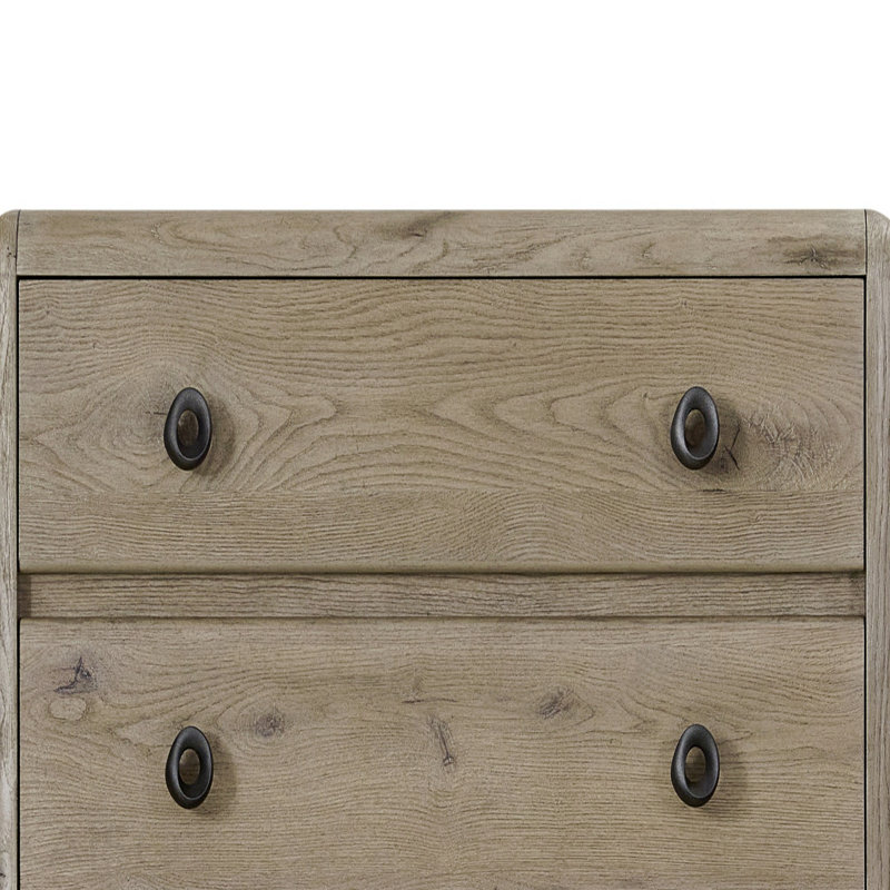 Commode en chêne noueux anglais