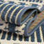 Tapis ivoire extérieur bleu ivoire