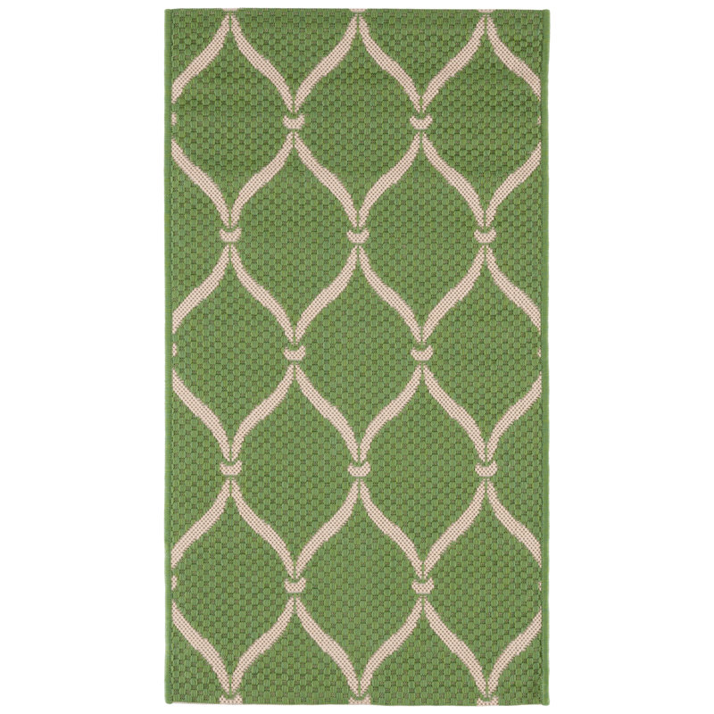 Corolyn Performance Geometric Indoor/Outdoor Area Rug, Rectangle 2' x 3'7"