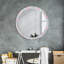 Huldar Glass Flat Wall Mirror-1911822431