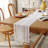 Fashion Cotton Table Runner With Tassels-372031559-372031557