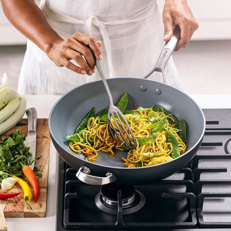 Wok en céramique antiadhésif GreenPan Paris Pro 12,5 po