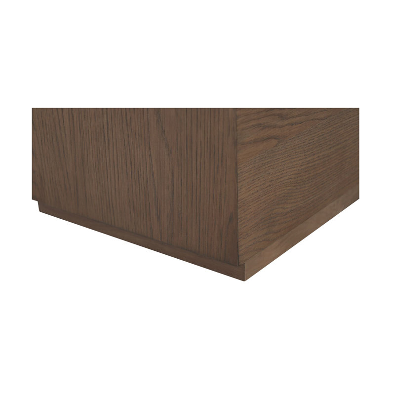 Table basse, Bois brun foncé