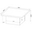 Ensemble de tables basses 3 pièces Exeter-1727563921