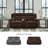Valente Power Reclining Loveseat With Console