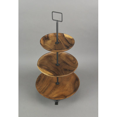 Fortier Wood Tiered Stand