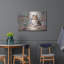  «Shetland Sheepdog In The Kitchen» par Rich Monet, art mural en métal, 36 po x 24 po-2020068499