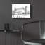 «Black and White Barn Study 1» par Ethan Harper, art mural en verre acrylique
