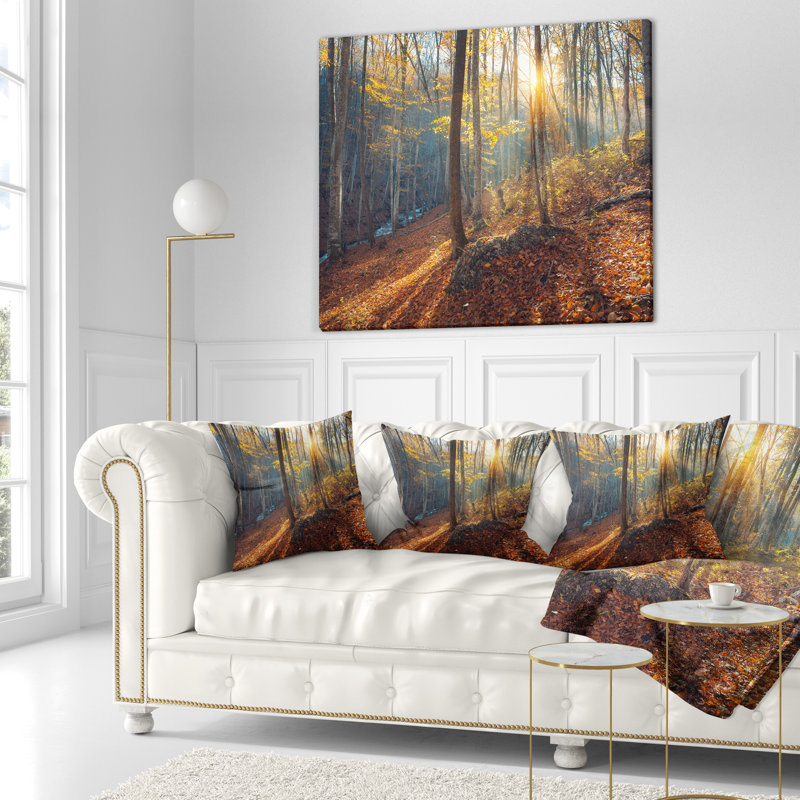 Coussin Crimean Mountains at Sunset, 16 po x 1 po