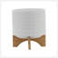 PLATEAU DE CHEVRONS AVEC SUPPORT, BLANC-1564427178