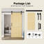 Porte de grange coulissante 84 po H 84 po-123097392-121450072-121412585