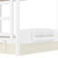 Lit superposé double au-dessus de double blanc et blanc cassé avec gigogne simple TG et échelle droite-1666434114-1666434142