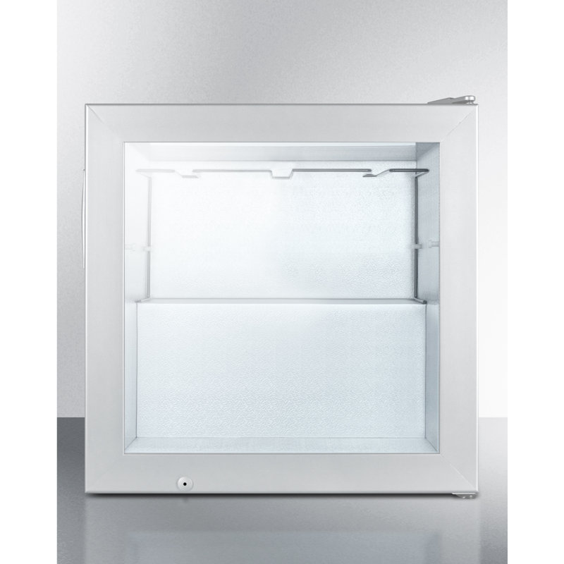 2 Cubic Feet Upright Freezer with Adjustable Temperature Controls