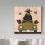 « bull sit », art sur toile-31880398