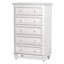 Commode 5 tiroirs Kolya - Finition blanche-615445147