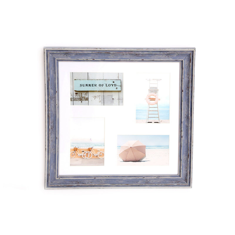 Odelina Blue Wood Picture Frame