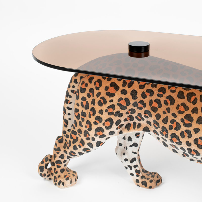 Figurine Coffee Table, Brown