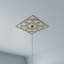 30"OD x 10 3/8"ID x 1/4"T Blume Wood Fretwork Pierced Ceiling Medallion, Birch-63412059-63412066