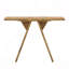 Console, table d'entrée étroite de 43,4 po de long avec base en forme de V, console de canapé rustique pour le couloir, le salon, le canapé derrière