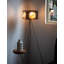 Luminaire de plancher trépied cube en bois-789717147