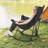 Portable Folding Rocking Camping Chair with Cupholder
