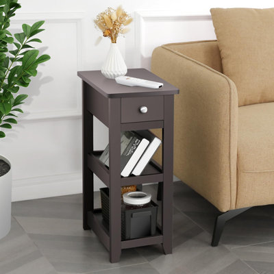 Lakshman End Table with Storage