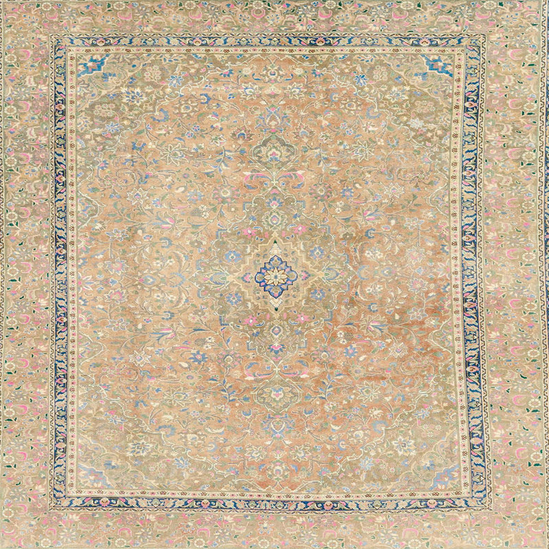 Abstract Indoor Rug, Square 7'