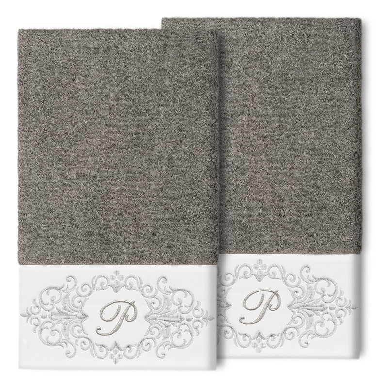 Monica Midweight Bath Towel, P, Dark Gray
