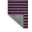 Tapis rouge à rayures horizontales lavable à la machine-226073231