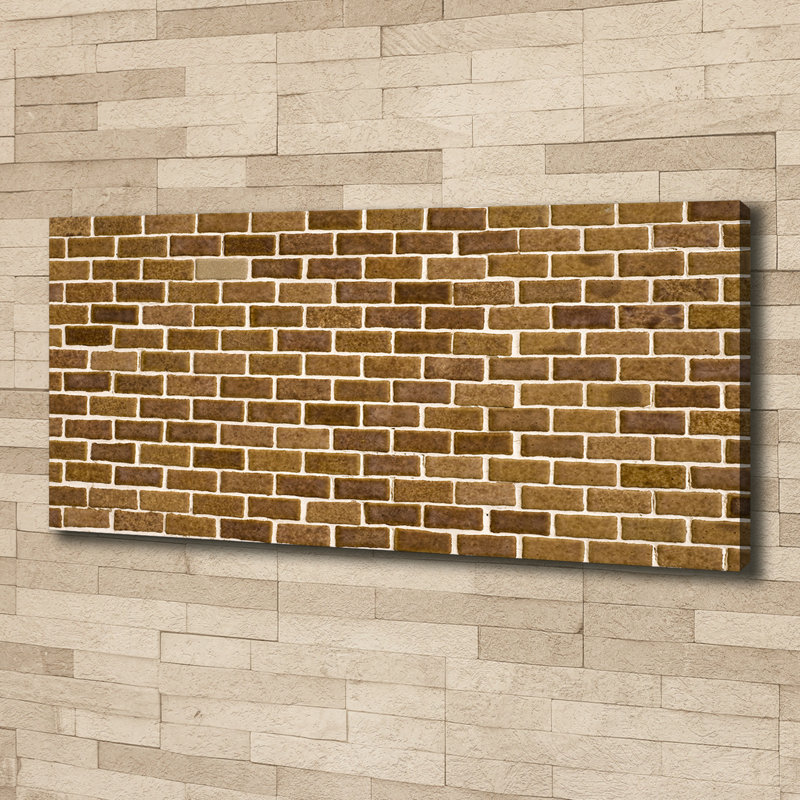 Brick Wall - Wrapped Canvas Print