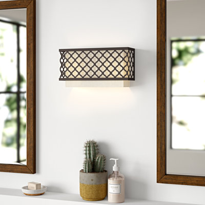 Mance Steel Flush Mounted Sconce
