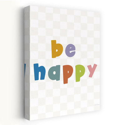 «Be Happy», paysage contemporain abstrait, art naturel