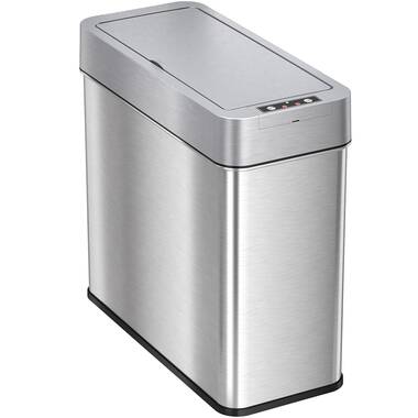  iTouchless 21 Gallon Rectangular Open Top Trash Cans