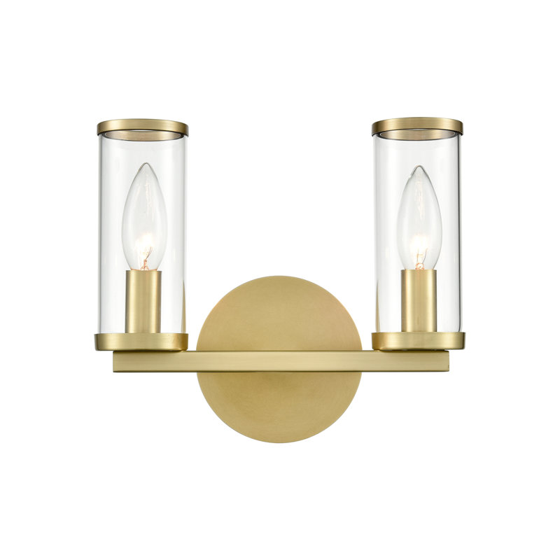 Revolve 2 - Light Dimmable Vanity Light, Natural Brass