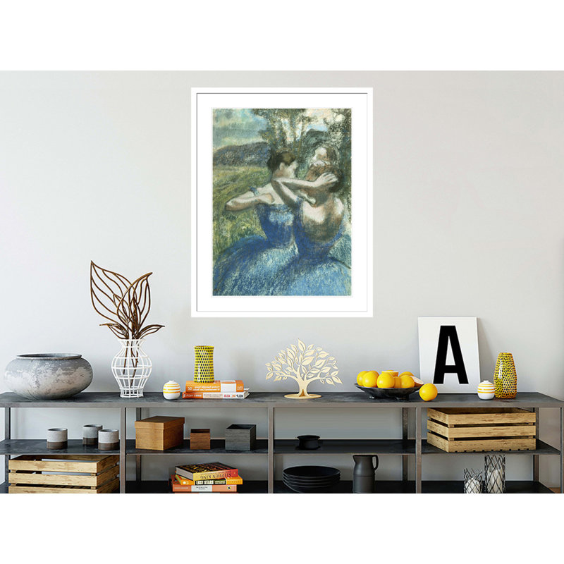 «Three Dancers» par Edgar Degas, impression giclée encadrée, H 41,5 po x l 32,76 po