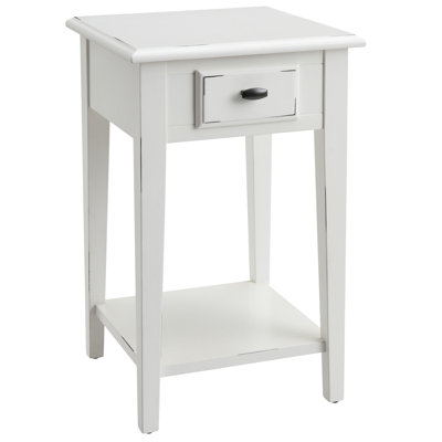 Solid Wood Square Side Table