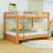 Queen Over Queen Wood Bunk Bed With Space-Saving Design-70895481