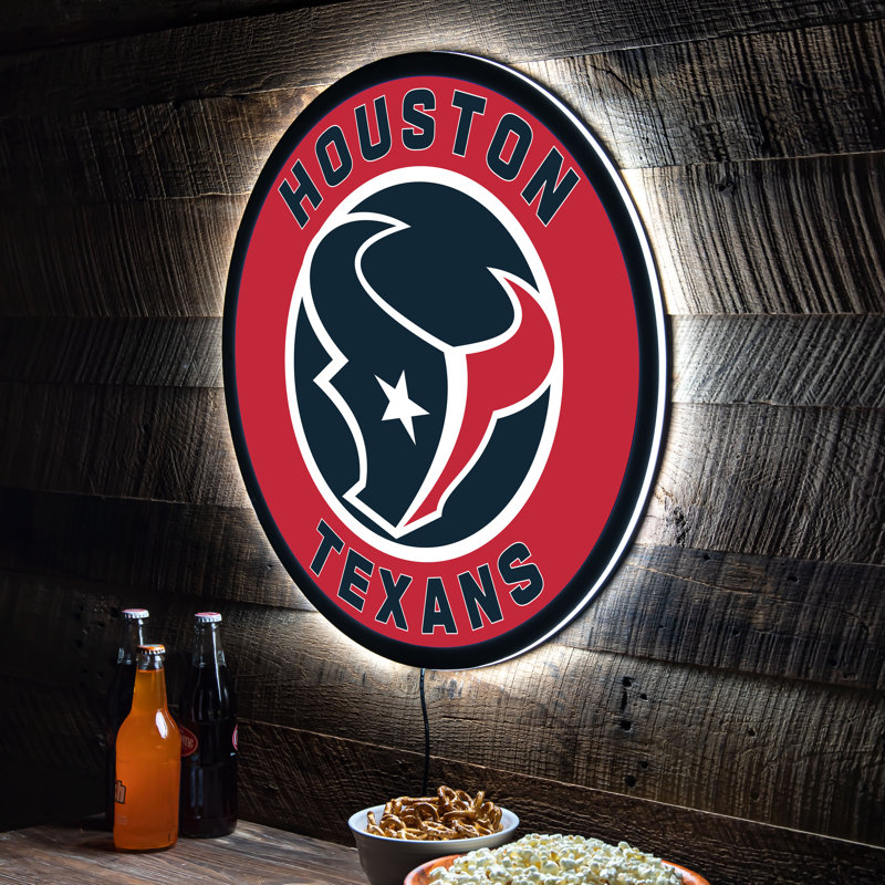 Plaque murale lumineuse NFL, Texans de Houston