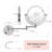 Tabit Metal Round Modern LED Lighted Magnifying Plug-In Wall Mounted Bathroom Vanity Makeup Mirror-972243099