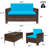Shamavi 4 - Person Patio Conversation Set with Cushions-1357747570