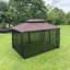 Tente de pavillon de jardin 13x10 avec double toit ventilé et moustiquaire-112831172-112831173