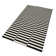Panel Machine Woven Black/Cream Indoor Rug