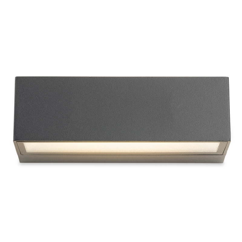 Graphite 5.2cm H Integrated LED Outdoor Sconce