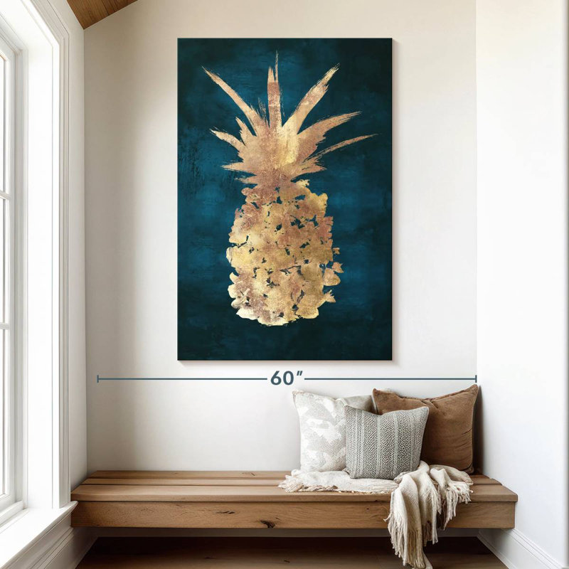 Yarlin Golden Night Pineapple, 51" H x 34" W