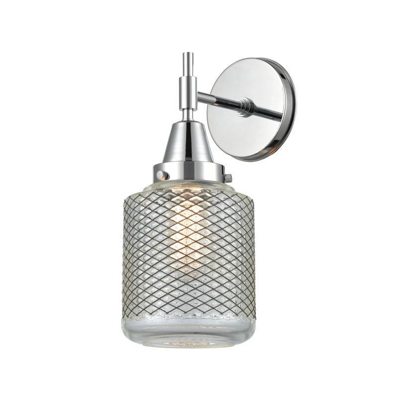 Gayle Chrome Armed Sconce, Polished Chrome, LED