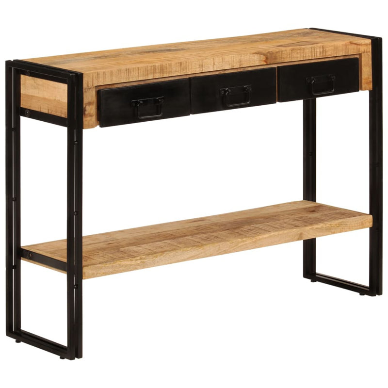 Abhithi 110cm Solid Wood Top Console Table
