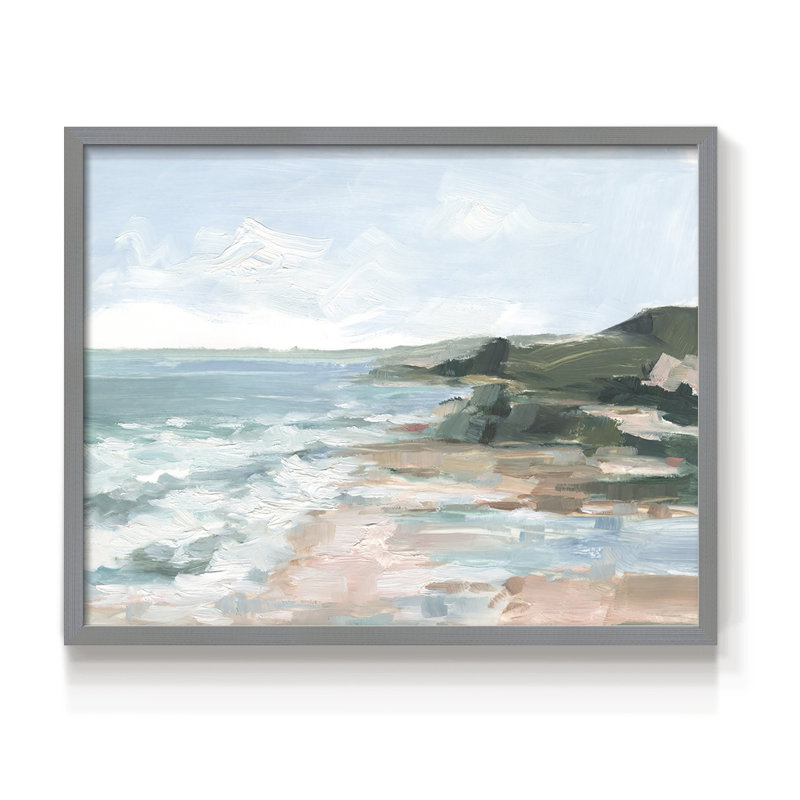 «Distant Regatta I», reproduction encadrée, H 11 po x l 14 po, Gris