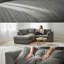 Jumbo Cord Upholstered Corner Sofa Small Back Cushion with Foot Stool -444416629-468277970