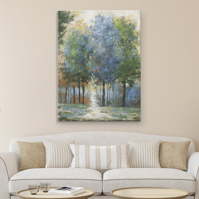 « Afternoon Light », reproduction de peinture à l'huile sur toile tendue, H 40 po x l 30 po x P 1,5 po