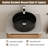 Eaton 24'' Wall Mounted Bathroom Vanity Set with Engineered Stone Top-775018828
